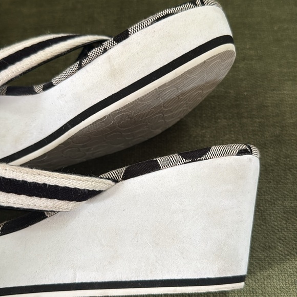 Coach Y2K Felicite Wedge Sandals Size 7.5 - Picture 8 of 13